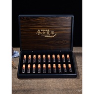 New Cordyceps Cordyceps 2050 Gift Box Packaging Box Naqu Root Wooden Box Gift Tube Small Tube Empty 