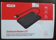 DiskGuard Raiden 2.5" SATA III 2.5” HDD/SSD Hard Disk Enclosure