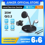 Anker Prime Wireless Charging Station 3-in-1 Qi2 25W Magnetic Charger TEC AirCool Dock Stand B25X7