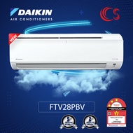 DAIKIN AIRCOND NON INVERTER 3 STAR R32 (FTV-PB) 1.5HP-2.5HP BUILT-IN WIFI