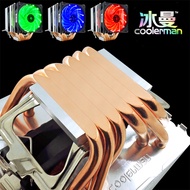 Iceman 6 Heat Pipe CPU Radiator 1700 Air Cooling 2011 Silent 1150AMD Desktop Computer CPU Fan i5