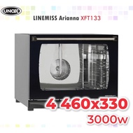 UNOX LINEMISS Arianna XFT133 Manual Convection Oven with Humidity Steam Pump 460x330 Control Knob Double Glass LED Light