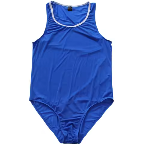 Mankini Thong Underwear Men Bodysuits Jockstrap Stretchy One-piece Swimsuits leotard High Cut Wrestl