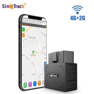 SinoTrack OBDII 2G+4G Car GPS Tracker WCDMA Mini OBD2 ST-902L 16PIN Real Time Tracking device for Ca