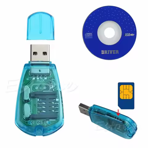 1 Pc USB Cellphone Standard SIM Card Reader Cloner Writer Copy SMS Backup GSM CDMA+CD High Speed