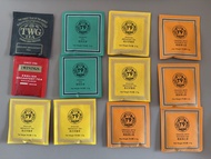 共12個茶包 高級茶包品牌10個T9茶包+1 TWG Tea bag + 1 English Tea bag