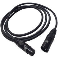 1Meter XLR Male to XLR Female Live Brand - Rubberized Wire XLR Cable XLR Male to Female
