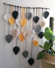 macrame tirai daun jumbo