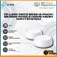 Tp-Link Deco BE22 (2-Pack) BE3600 Whole Home Mesh WiFi 7 System