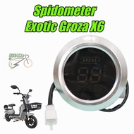 SPEEDOMETER DIGITAL SEPEDA LISTRIK EXOTIC  UNIVERSAL