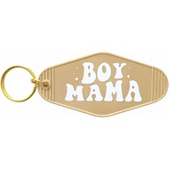 Lemua Boy Mama Keychain Boy Mom Gifts New Mom Key Ring for Women Friend Mother's Day Gifts from Son