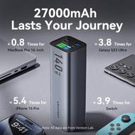 【SG Local】Vention 27000mAh 140W PD 3.1 Max 3-way Fast Charging Power Bank LED Display for Laptop/Pho