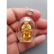 泰国佛牌 Thai Amulet 吃炭排金灵猴五眼四耳 Kruba Boon Ma Wat SamaKeetham 2556 Roop Lor Sihuhata B.E. 2556 防水壳