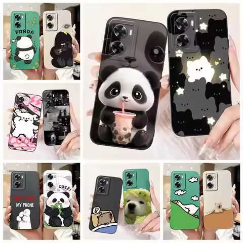 For Oppo A57 4G Case Oppo A57s CPH2385 Cute Funny Cartoon Cover Soft TPU Phone Case For Oppo A77 4G 