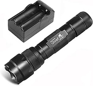 ULTRAFIRE WF-502B LED Flashlight,XP-E V6 LED 5-Modes Ultra Bright 1000 Lumens Mini Flashlights,with 