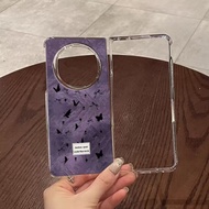 Ins luxury Purple Butterfly Phone Cases For OPPO Find N5 Case Front shell + back cover oppo n5 case
