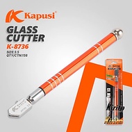 Dao cắt kính KAPUSI Nhật Bản, cán hợp kim cao cấp, dài 180mm, Cắt kính dày 2 - 19MM