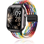 Band for RUXINGX G62 Smart Watch, Breathable Braided Wristbands,Nylon Braided Band,Adjustable Wristb