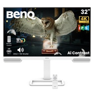 BenQ EW3290U 32” Premium 4K Monitor 3840x2160 98% P3 Color Coverage AI Contrast Speakers with woofer