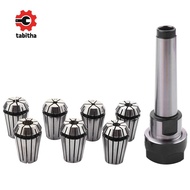 1set MT2 ER20 M10 MTB2 Collet Chuck Morse#2 Taper ToolHolder+7pcs spring collet CNC Milling Extensio