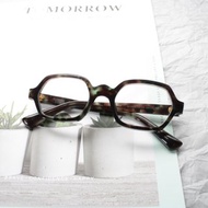 ELEMENTS eyewear 琥珀綠色六角形眼鏡 日本手造眼鏡框