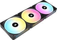 CORSAIR iCUE LINK QX120 RGB スターターキット 120mm PWM RGB PCケースファン (ファン3個、iCUE LINK システムハブ・ケーブルセット) CO-9051