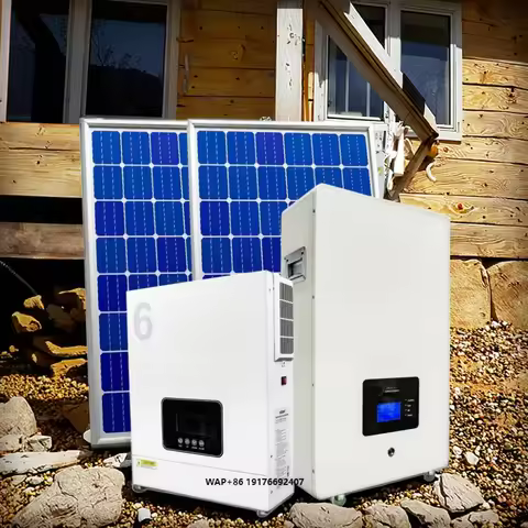 Complete 6.2kw 9kw 12kw Solar Mounting System with ’MPPT Controller Lithium Ion Battery Home Power o