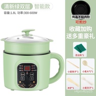 QY^Multi-Functional Small Electric Cooker Electric Cooker Household Student Pot Mini Rice Cooker Small2Intelligent Rice