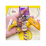 NBA Star diy Keychain Bag Hanging Kobe James Durant Curry Trendy Play Decoration Irving Keychain