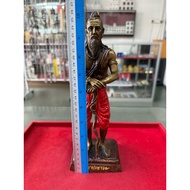 2565 Lp Sanserit Wat Poon Kao Thong Hoon Poyon Ner Thong Deang Made 99 Pcs VIP Number 55魂帕勇红裤子铜质10寸高