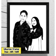 TEMPLATE [ALREADY EDIT + PRINT + FRAME] wedding Gifts Wife's Birthday Gifts Anniversary Gift/s weddi