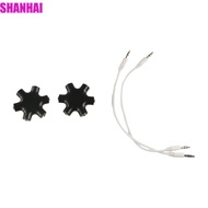 SHANHAI Audio Splitter for Tablet MP3 MP4 Headphone Port 3.5 Jack 3.5mm Share Adapter