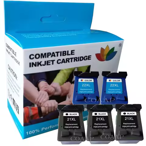 21XL 22XL Replacement Ink Cartridge for HP Deskjet F4180 D1311 D1360 F2180 F2280 F2290 F370 F375 F38