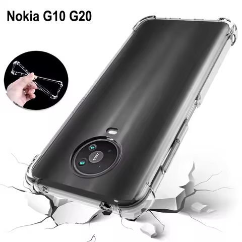 For Nokia G10 G20 TA-1336 Case Air Cushion Shockproof Airbag Silicone Soft TPU Back Cover Case for N