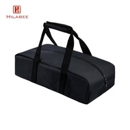 HILABEE 8 Compartments Bocce Ball Bag Water-Resistant Bocce Storage Bag Double Zipper Bocci Carry Ca