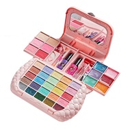 Kids Makeup Kit Washable Real Cosmetic Set Parent-child Makeup Set Princess Dress Up Kit for Christm