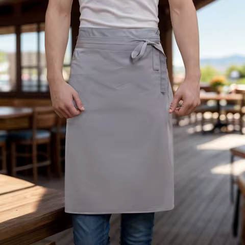 2 Pieces; Chef's Apron for Men and Women in Western Restaurant, Coffee Shop, Hotel Restaurant, Kitch