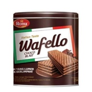 Wafer Wafello Choco Kaleng 234 Gr