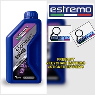 100% Original Estremo Scootmax Fully Synthetic 5W40 Semi Synthetic 10W40 Scooter Synthetic Gear oil 
