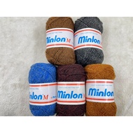 Minlon Crochet Thread /Pcs / Knitting Yarn / Benang Kait 40gram/pcs