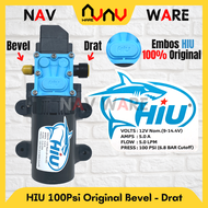 Pompa Air DC 12V HIU Original 100Psi High Pressure Sprayer Pertanian Misting Steam Alat Cuci Motor