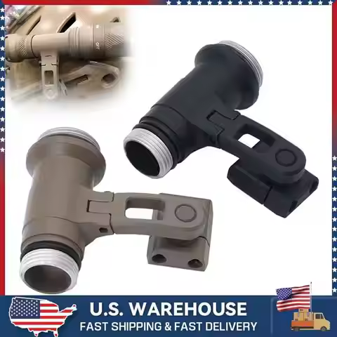 NEW CNC SS MAX Helmet Mount for M300 M600 SF Flashlight Scout Light KIJI K1 IR Illuminator OPS-CORE 