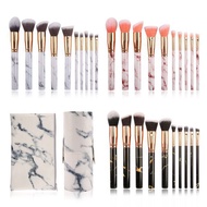 makeup brush set brush Makeup Brush Portable Marble 10 Makeup Brush Set Full Set Blush Brush Beauty 