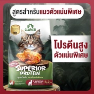 Clover อาหารเม็ดแมว สูตรใหม่! เกรด Holistic Grain-Free สูตรเฉพาะสำหรับแมว ขนาด 1-4.2 Kg