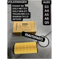 ( 100% ORIGINAL ) PASSAT B8 GOLF MK7 MK8 GTI TIGUAN MK2 ARTEON AUDI S3 A4 A5 A6 Q5 OIL FILTER 06L 11
