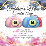 【sha】Mini 2.0" LCD Childrens' 18MP Digital Fun Camera