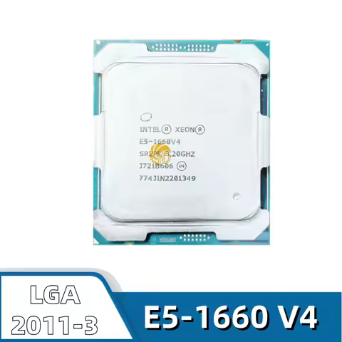 E5-1660V4 3.20GHz 8 Cores 20M E5-1660 V4 Computer CPU Server E5 1660V4 SR2PK LGA2011-3