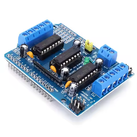 L293D DC Motor Drive Shield Stepper 4.5-36V 4CH Motor Driver Shield Board for Arduino Raspberry Pi D