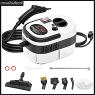 【สต๊อกพร้อม】2500W 220V Handheld Steam Cleaner with Brush Heads Household Steam Cleaner High Temperat