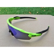 New Oakley Radar EV Path Sunglasses Retina Burn / Custom Polarized Blue Iridium